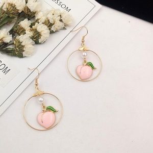 🍑Peach Hoop Earrings🍑